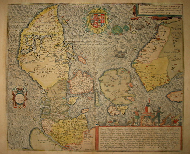 Jordan Mark Danorum Marca, vel Cimbricum, aut Daniae Regnum... 1599 Colonia


